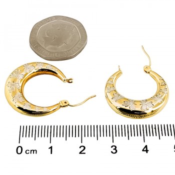 9ct gold 1.6g Hoop Earrings